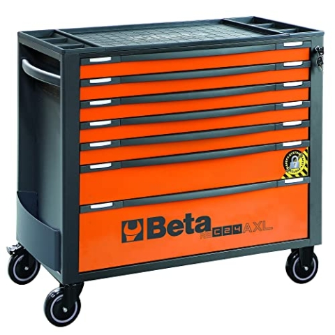 Beta RSC24AXL/7-O - Werkzeugwagen mit 7 schubladen und Anti-Kipp-System, Lange ausführung