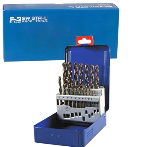 SW-Stahl 80625L KOBALT-Bohrersatz 25 teiliger Satz 1-13 mm