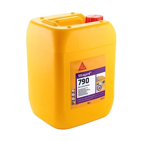 SIKA Sikagard 790 All in One Protect Schutzimprägnierung für poröse Oberflächen, Fassaden, Pflaster und Decks, innen und außen, 20 l