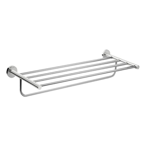 hansgrohe Logis Universal Badetuch-/Handtuchhalter (mit Ablage, Badzubehör) Chrom
