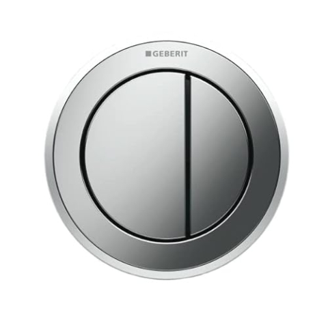 Geberit 116.055. KK. 1 – Pneumatischer Druckschalter Fernbedienung 10, Unterputz, für zwei Download, Weiß/Gold/Weiß