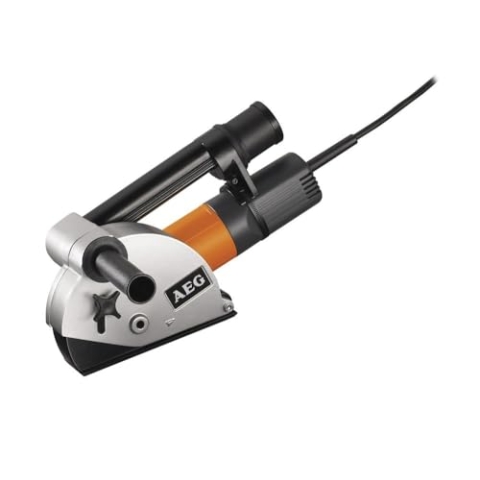 AEG Haustechnik Haustechnik 4935413605 Mauernutfraese, 1500 W, 18 V, Schwarz, Orange, Silber