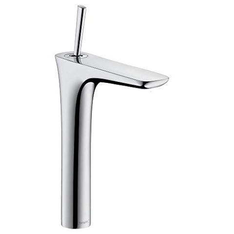 hansgrohe Wasserhahn PuraVida (Armatur mit Auslauf Höhe 200 mm und Push-Open Ablaufgarnitur) Chrom