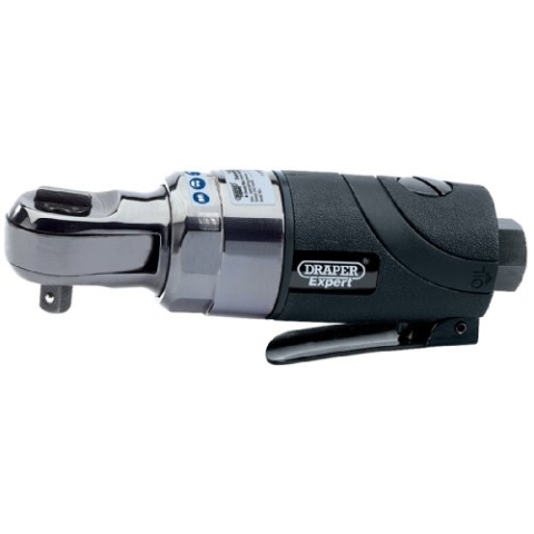 DRAPER EXPERT 1/4'' Sq. Dr. STUBBY COMPOSITE BODY REVERSIBLE AIR RATCHET