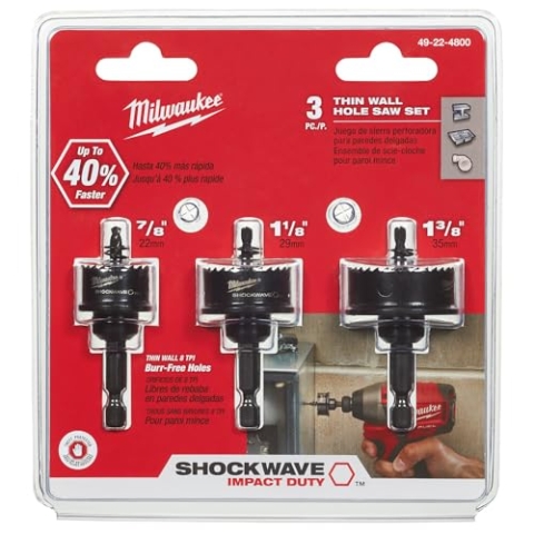 Conjunto coronas para llave impacto 22/29/35mm