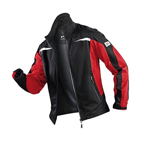KÜBLER Workwear KÜBLER Weather Ultrashell-Arbeitsjacke schwarz, Größe XL, Unisex-Arbeitsjacke aus Mischgewebe, Funktionelle Ultrashell-Arbeitsjacke