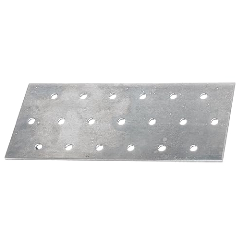 Alberts 820350 Lochplatte | sendzimirverzinkt | 140 x 60 x 2 mm | 50er Set