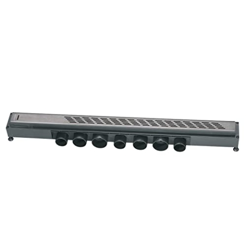 Wirquin Express'eau 30718579 Duschrinne mit Line-Gitter, 800 mm