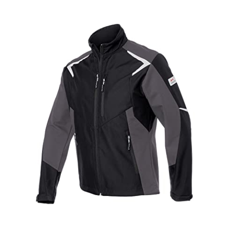 KÜBLER Workwear | KÜBLER BODYFORCE Softshell Arbeitsjacke | schwarz/anthrazit | Größe XXL