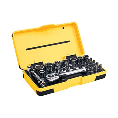 Taschen-Knarrensatz, 1/4", 28-teilig