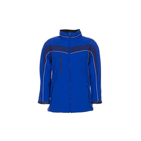 Planam 2701060 Plaline Softshelljacke, Kornblau/Marine, Größe XXL