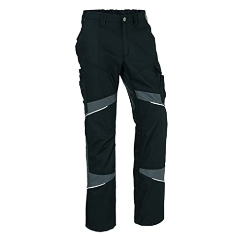 KÜBLER Workwear | KÜBLER ACTIVIQ Cotton+ Arbeitshose | schwarz/anthrazit | Größe 66