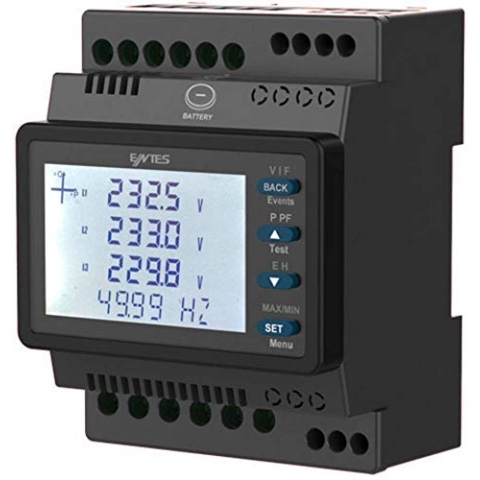 ENTES MPR-24 Digitales Messgerät für DIN-Schiene Multimeter