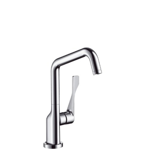 AXOR Citterio Einhebel-Küchenarmatur, Komfort-Höhe 263mm mit Schwenkauslauf, Edelstahl Finish