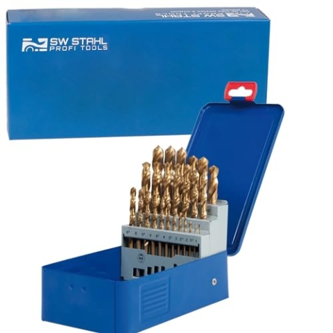 SW-Stahl 80525L Titan Bohrersatz, 25 tlg. 1-13 mm