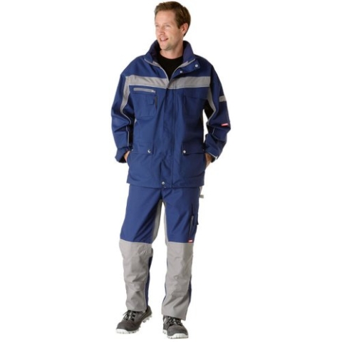 Planam Größe M Herren Plaline Winter Allwetterjacke Marine Zink Modell 2572