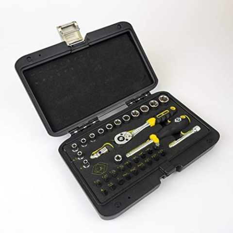 Steckschlüssel- und Bitsatz, 1/4", 36-teilig
