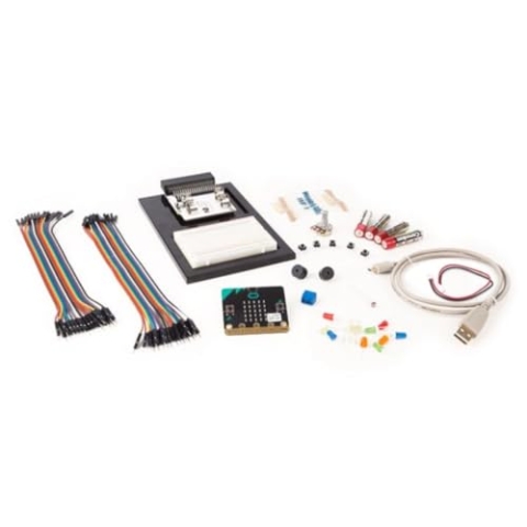 Whadda Micro:bit® Kit für fortgeschrittene Programmierer mit Raspberry Pi-Kompatibilität, 5x5 LED-Matrix, Bluetooth BLE und 3D-Magnetometer, ideal für fortgeschrittene Anwender in Programmierung und