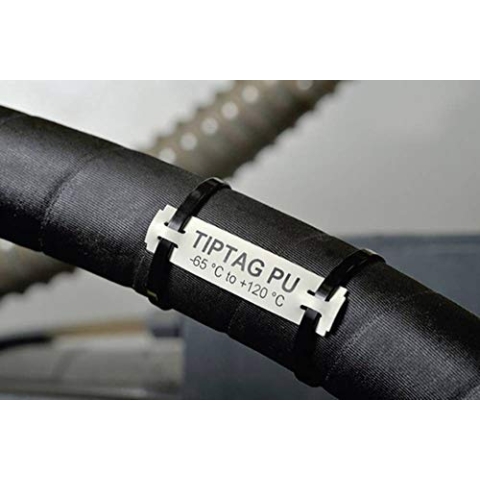 Hellermann Identification Typag-Schilder, 11 x 65 Wh
