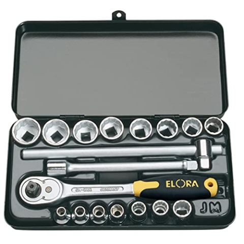 Draper 25932-3/8 Zoll Vierkantantrieb, 26-Teiliges Set (18 Teile)
