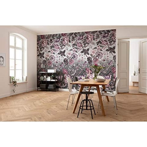 Komar Vlies Fototapete SECRET | Tapete, XXL, Dekoration, Jugendstil, Schlafzimmer, Wohnzimmer, Büro, Flur | Größe 400 x 280 cm (Breite x Höhe) | HX8-059
