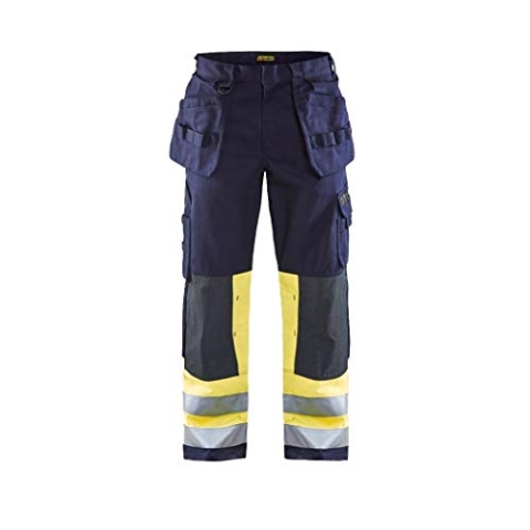 Blaklader 14791514 Multinorm-Hose, Marineblau/Gelb, grootte C54