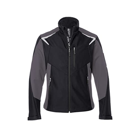 KÜBLER Workwear | KÜBLER BODYFORCE Ultrashell Arbeitsjacke | schwarz/anthrazit | Größe L