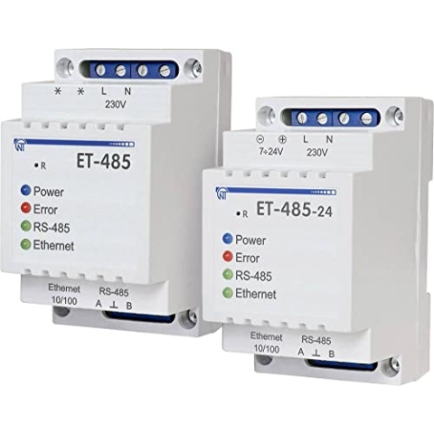 Et-485 Industriemodul: Konverter; RS485/Ethernet, 20