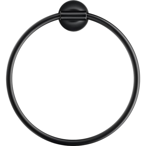 Duravit Handtuchring Starck T, Wandmontage, Schwarz Matt
