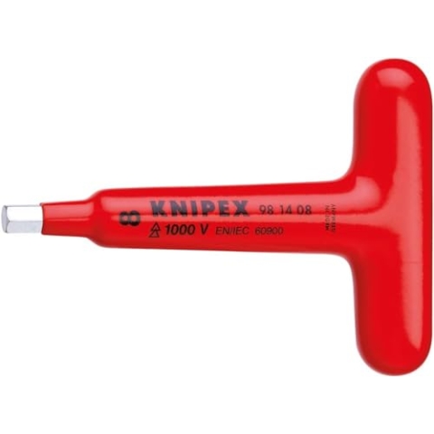 Knipex Schraubendreher für Innensechskantschrauben mit T-Griff 120 mm 98 14 08