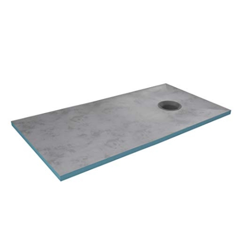 Befliesbare Duschwanne, 90 x 160 cm, zuschneidbar, für begehbare Dusche