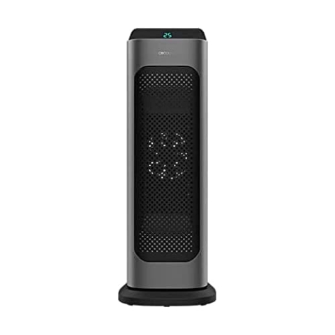 Cecotec Keramisches Heizgerät ReadyWarm 6800 Ceramic Sky Smart. 2000 W Keramik-Heizung mit Fernbedienung, LED-Anzeige, Temperaturwahl, Timer, Oszillation, 3 Betriebsarten, DC-Motor