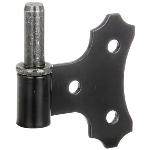 Alberts 863845 Kloben mit Zierplatte | zum Anschrauben | schwarzer Tauchlack | Dornmaß Ø14 mm | Platte 94 x 94 mm | 10er Set