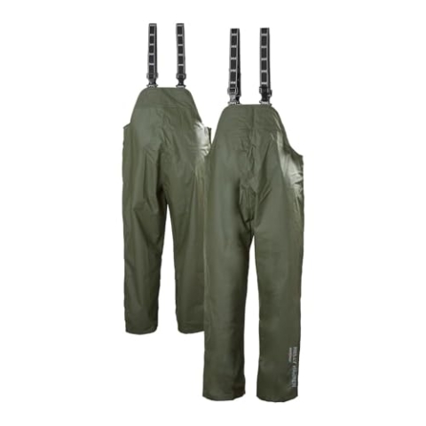Helly Hansen Workwear Helly Hansen Regenlatzhose Mandal Bib 70529 Regen Latzhose 100% wasserdicht 480 M, 34-070529-480-M, Grün