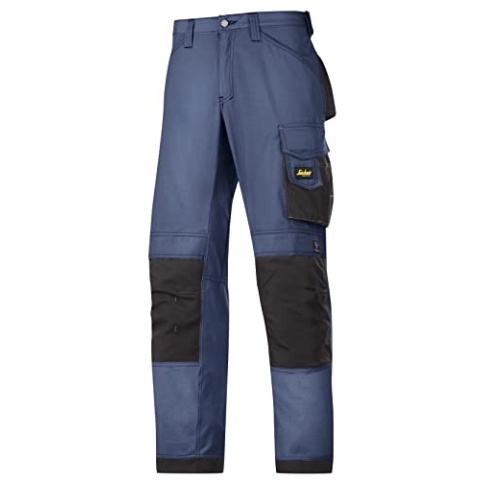Snickers Handwerker Hose Rip-Stop, 1 Stück, 160, Marineblau/schwarz, 33139504160