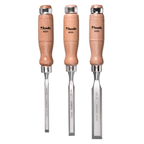 kwb 455900 Stechbeitel-Satz, 3-teilig