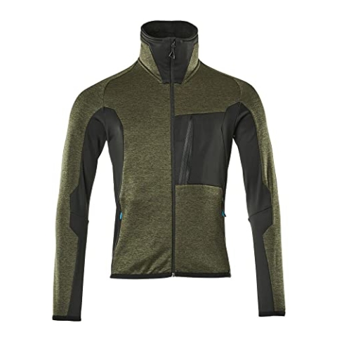 Mascot 17103-316-3309-3XL Fleecepullover Mit Reißverschluss Größe in Moosgrün/Schwarz, 3XL