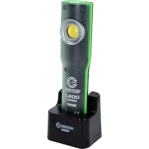 KS Tools 512.4510 COMPETITION LED-Arbeitsleuchte, dimmbar, 1200 Lumen, mit Ladestation