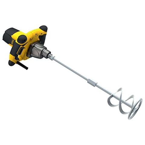 STANLEY FatMax Mörtelrührer Betonmischer 2-Gang Rührgerät (1600 Watt, 80 Nm, Mischvolumen 120 Liter, M14 Werkzeugaufnahme, 150mm Durchmesser, inkl. Mörtelmixer + 2 Maulschlüssel) FME190