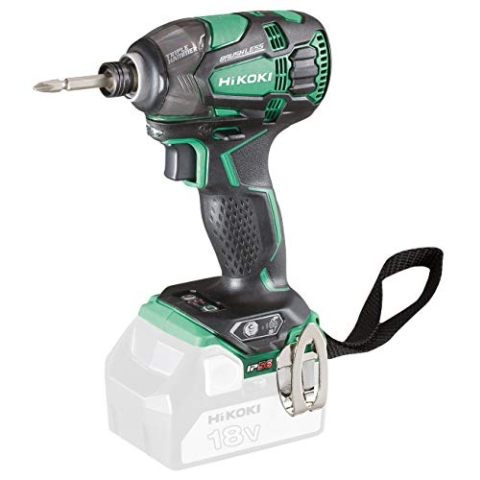 Hikoki Akku Schlagschrauber WH18DBDL2W4Z, 1/4" Werkzeugaufnahme (18V, Power Modus 207 Nm, Bolzen und Muttern: M5-M18, Brushless, im Karton, ohne Akku, Ladegerät und Transportkoffer)