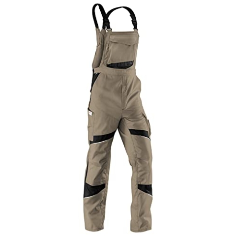 Kübler 32505365-2599-64 Latzhose Activiq Größe 64 in sandbraun/schwarz