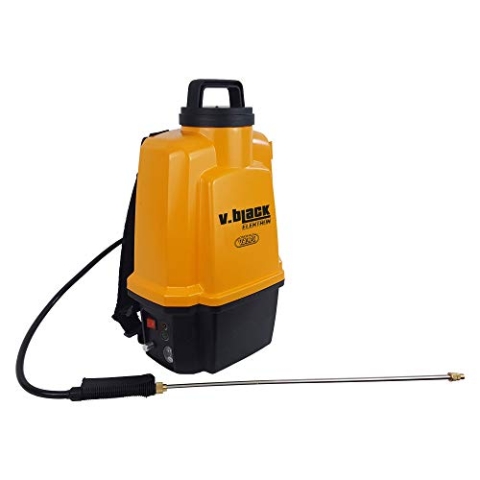 ORIGINALE VOLPI Elektrische Pumpe 12L V.Black Elektron - Modern & Portable - Schwarz - Wasserpumpe für Garten