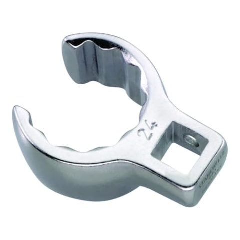 STAHLWILLE Nr. 440 CROW-RING-Schlüssel Schlüsselweite 13 mm Innen-4kant 1/4" L.32 mm AS-drive, Chrome-Alloy-Steel, verchromt