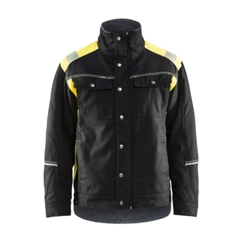 Blaklader 49151370 WINTERJACKET, Schwarz/Gelb, grootte S