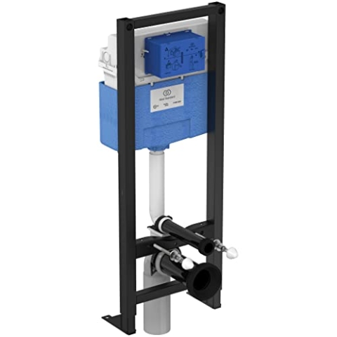 Ideal Standard R015467 ProSys Vorwandelement WC freistehend, Trockenbau, WC-Element Montageelement für WC, Spülkasten 2-Mengen Spülung, Kombinierbar mit Hygienesystem SMART FLUSH