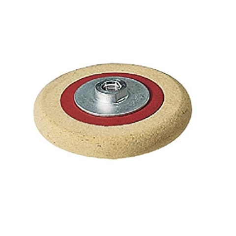 DISCO DE FIELTRO CON BRIDA ROSCADA M 14, 125 Ø
