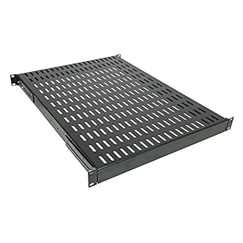 LogiLight 19 Zoll Schwerlast Fachboden (T-800 mm), schwarz