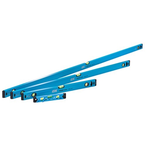 Trade 4 Piece Level Set - 600, 1200 & 1800mm Trade Level and Trade 230mm Torpedo Level