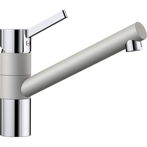 TIVO, 520753 Küchenarmatur, SILGRANIT-Look, perlgrau/chrom, Hochdruck