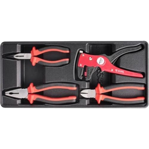 INSULATED PLIERS 4PCS SET